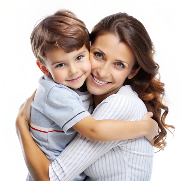 a woman hugging a child with a woman hugging her