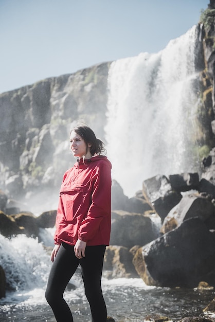 Woman in Iceland