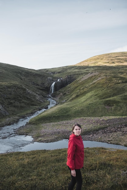 Woman in Iceland