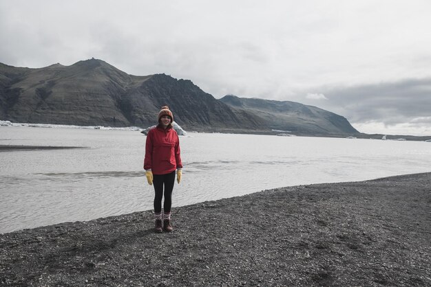 Woman in Iceland