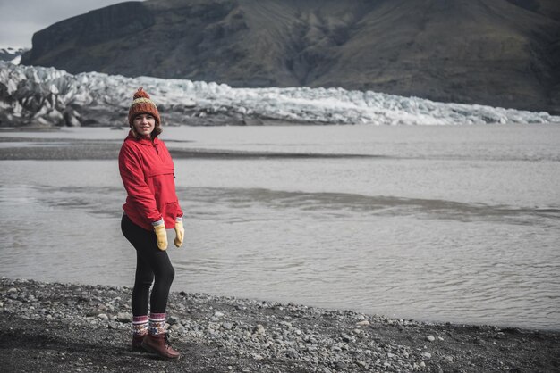 Woman in Iceland