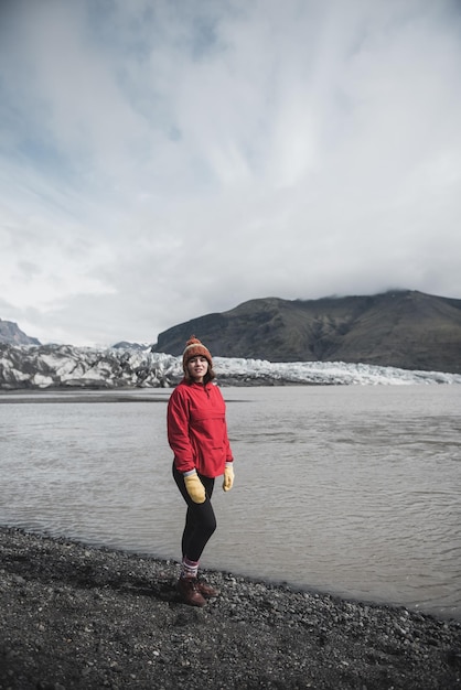 Woman in Iceland