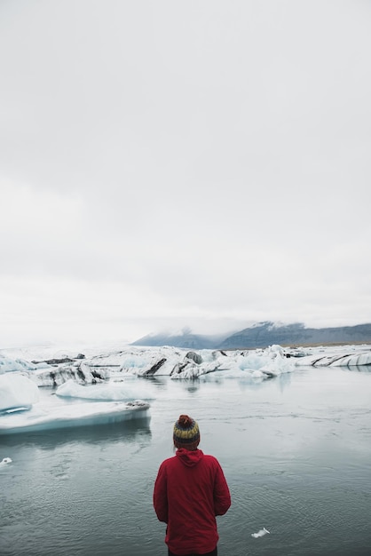 Woman in Iceland