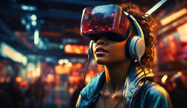 Virtual Reality Gamer Wearing Headset Tethered To A Gaming Pc Stock Photo,  Picture and Royalty Free Image. Image 65440882.