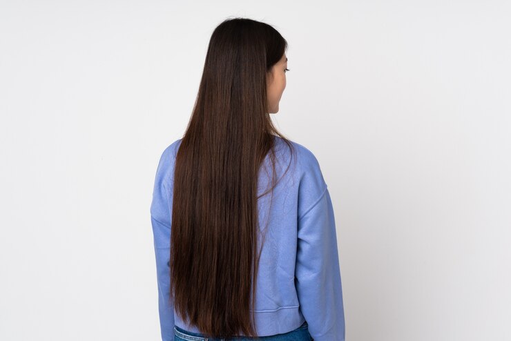 Photo 격리 된 배경 위에 여자
