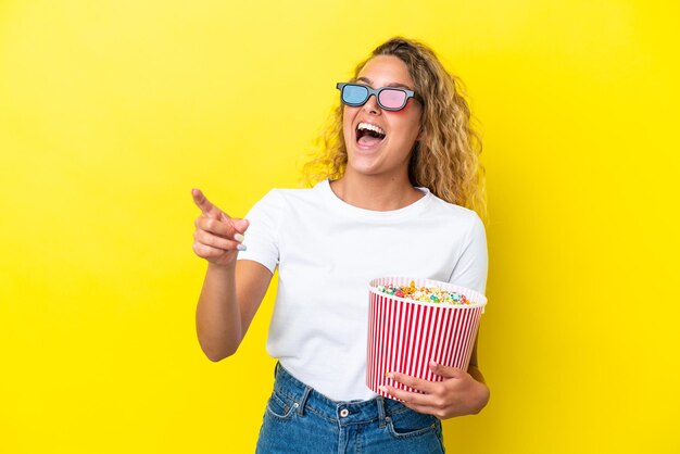 woman over isolated background