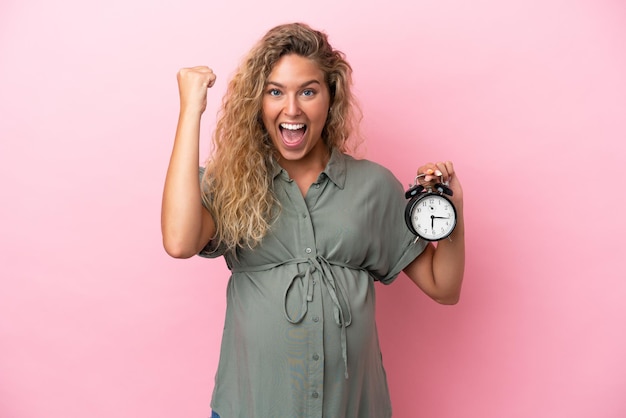 Photo woman over isolated background