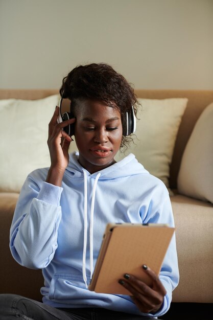 Woman Learning New language