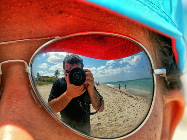 Woman looking at sea