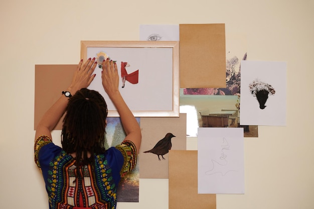 Woman Making Wishboard