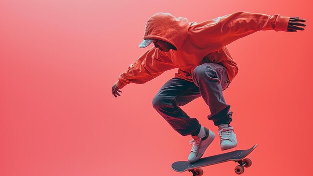 woman and men skateboarder skateboarding in modern city