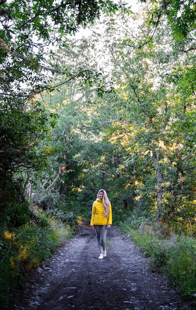 Woman in the nature