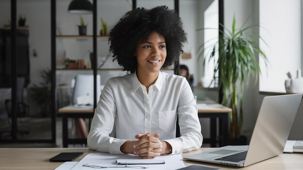 Woman in the office