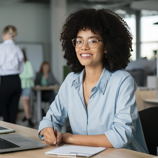 Woman in the office