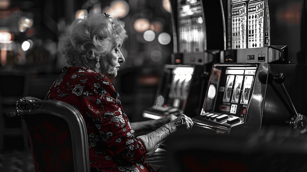 Photo a woman playing a game of dominoes with the word  welcome  on the screen