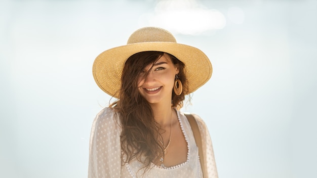 Woman Resting on the Beach During Vacation