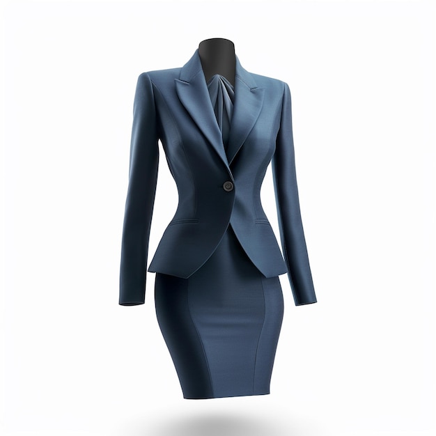 a woman's suit with a tie on it is shown