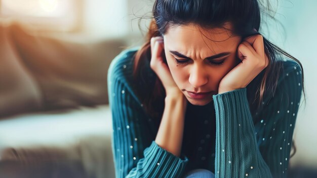 写真 悲しい女性 憂鬱感と気分 憂鬱障害と精神的健康