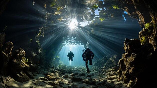 Foto donna nel mare