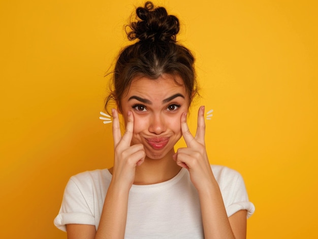  Woman selfie with cute face | Premium AI-generated image