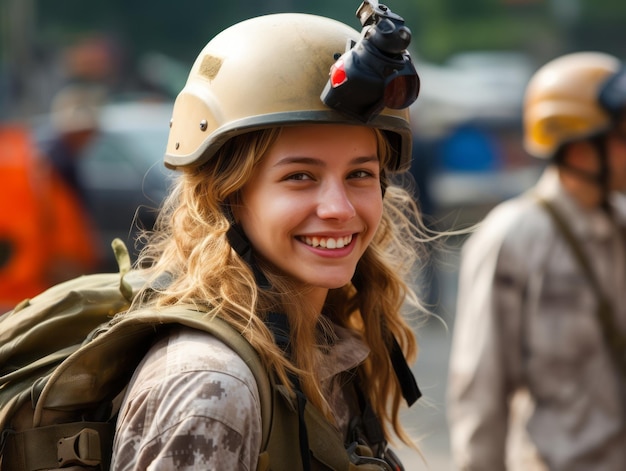 Woman serves as a dedicated and fearless soldier