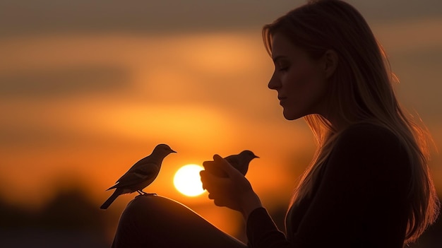 woman silhouettes