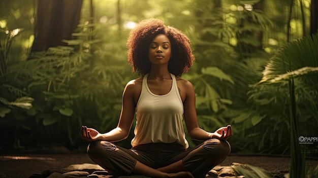 Woman Sitting Eyes Closed in Front of Window Relaxing Peaceful Serene Juneteenth