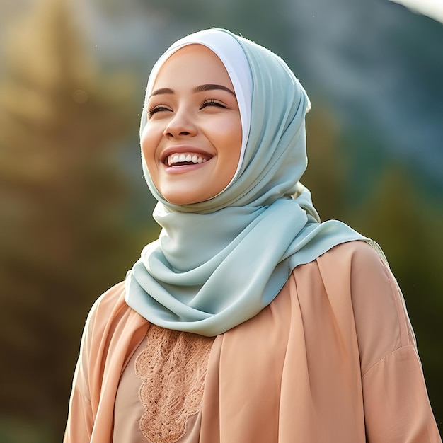 a woman smiles for the camera with a smile on her face