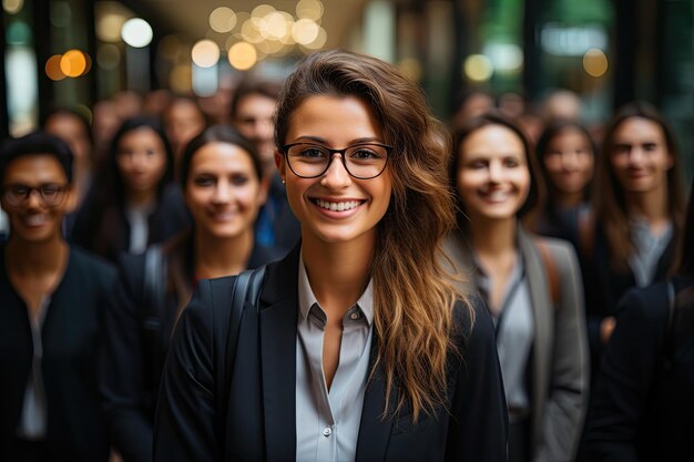 a woman smiling at camera