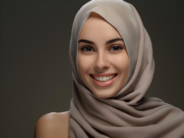 woman_smiling_while_holding_towel_on_face