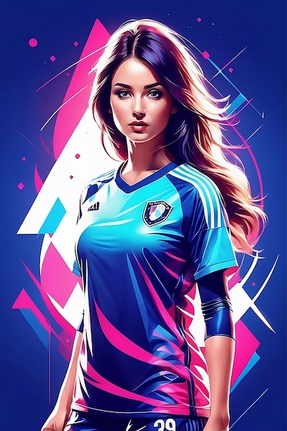 Woman soccer player