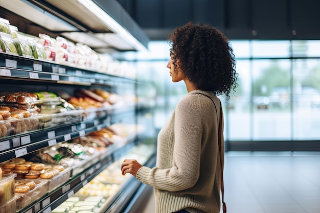 Woman in Supermarket