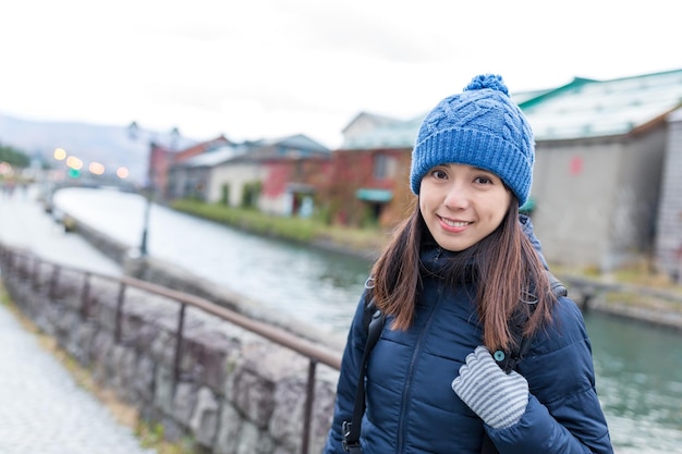 小樽運河の女旅