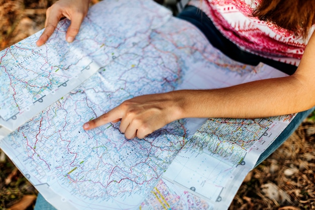 Foto viaggiatore donna