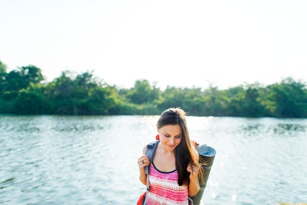 Woman traveller