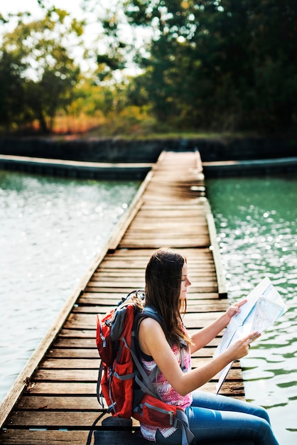 Woman traveller