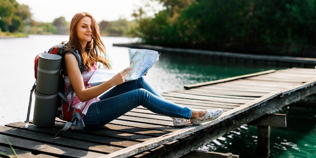 Woman traveller