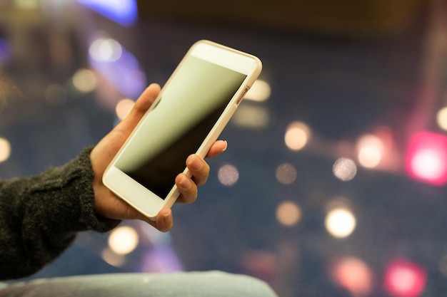 woman use of cellphone