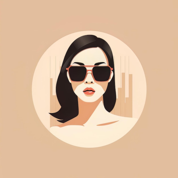 Woman vector art character