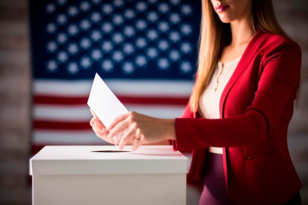 사진 여성 투표 미국 선거