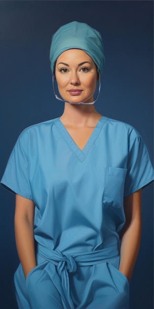 Photo woman wearing nurse uniform