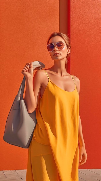 Woman with bag