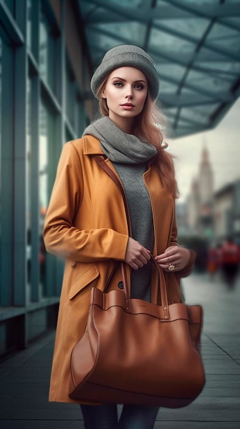 Woman with bag