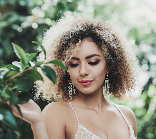 Woman with beautiful make-up