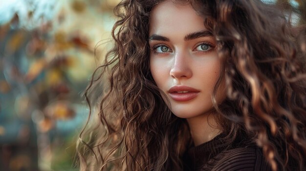 Photo a woman with freckles and a freckles on her face