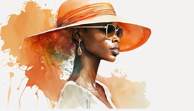 женщина в шляпе и солнцезащитных очках