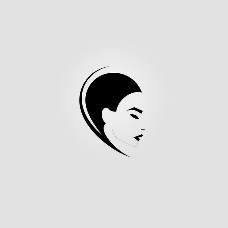 Photo a woman with a head of hair and a head of hair.