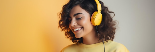 a woman with headphones that says that it is the best thing to do with you