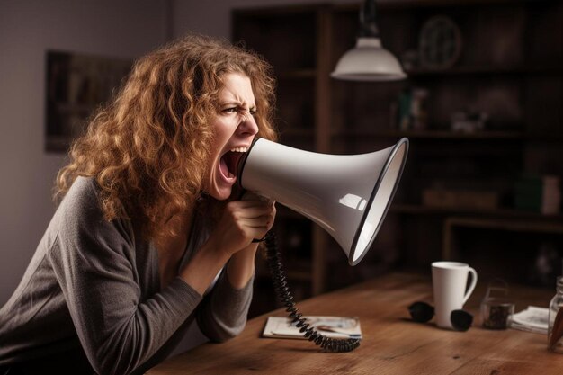 Photo woman_with_laptop_shouting_by_megaphone516_block_0_0jpg