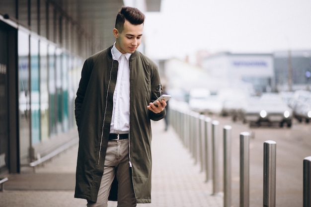 Woman with phone